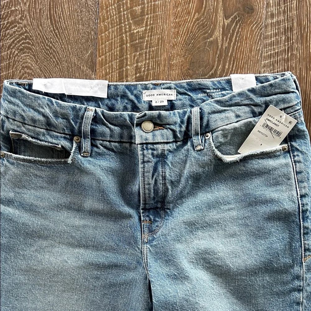 Good American Mid Rise Good Classic Slim - Picture 3 of 7